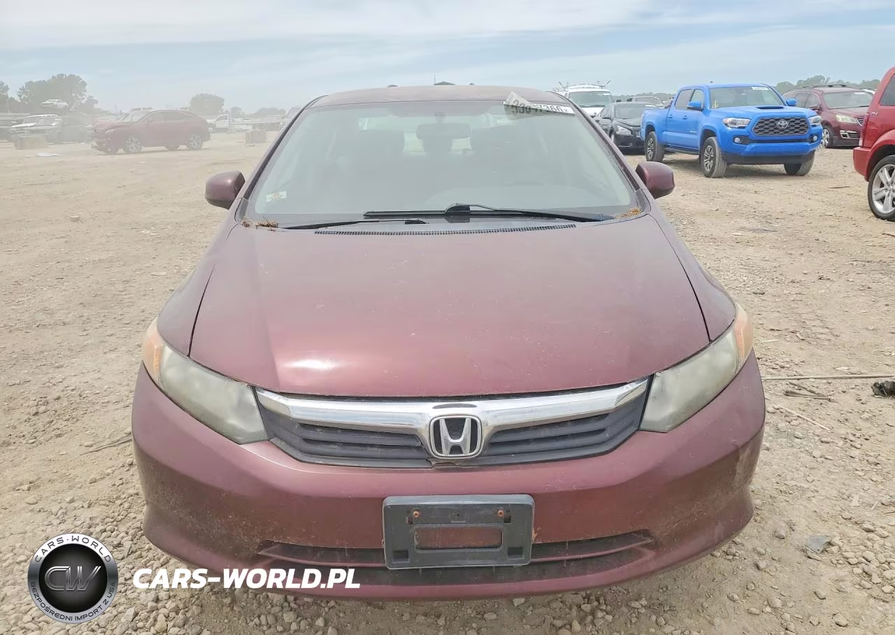 2012 Honda Civic Lx VIN:JHMFB2F5XCS006026 - 5