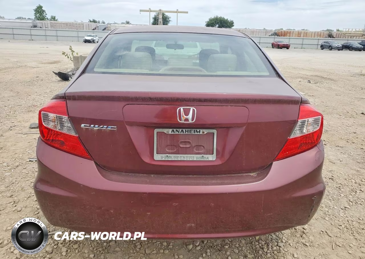 2012 Honda Civic Lx VIN:JHMFB2F5XCS006026 - 6