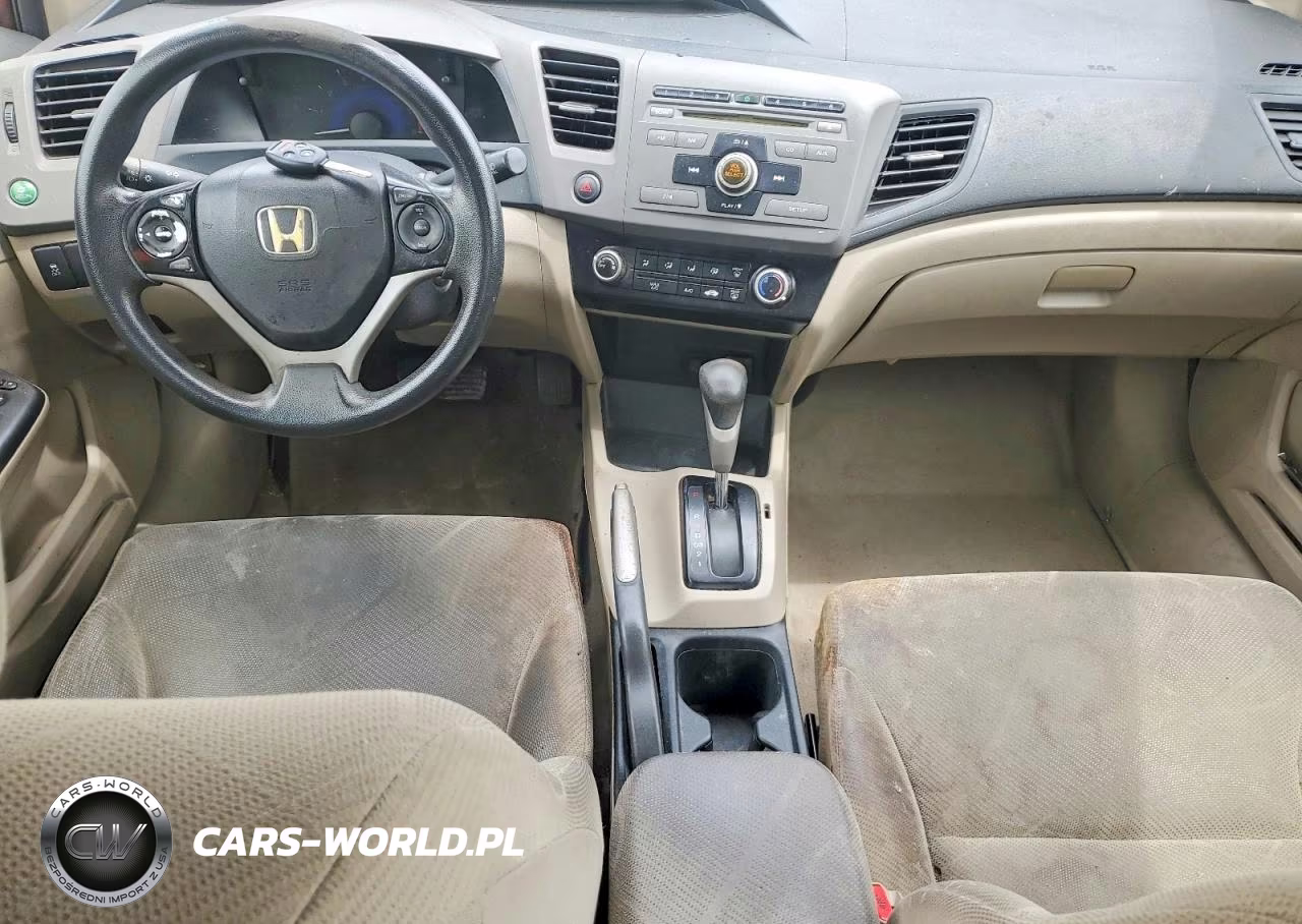 2012 Honda Civic Lx VIN:JHMFB2F5XCS006026 - 8