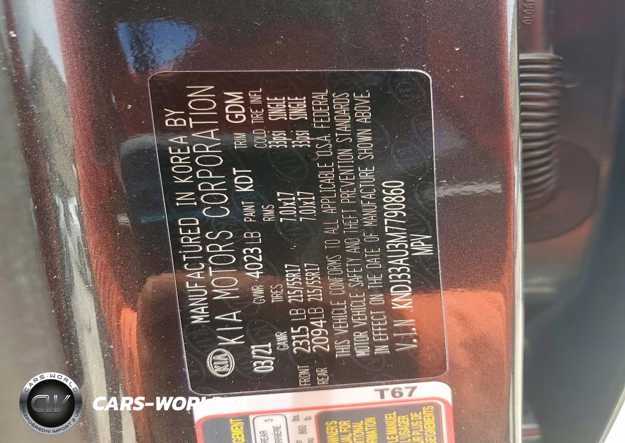 2021 Kia Soul Ex VIN:KNDJ33AU3M7790860 - 13