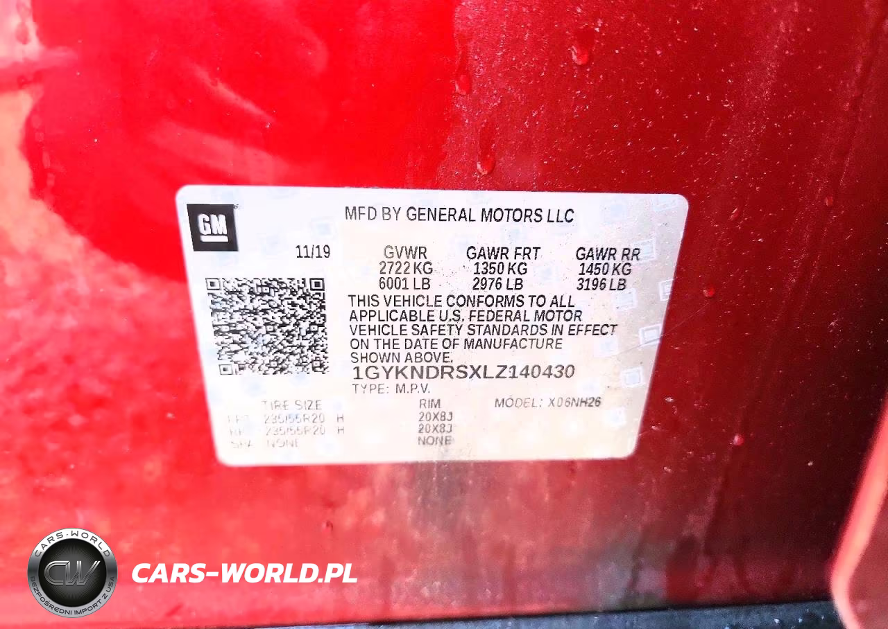 2020 Cadillac Xt5 Premium Luxury VIN:1GYKNDRSXLZ140430 - 12