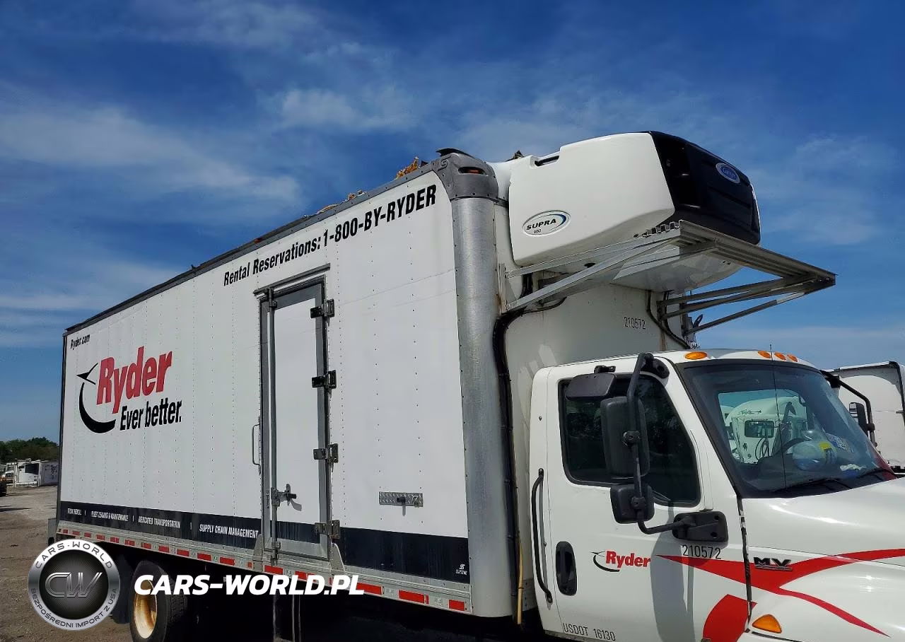 2019 International Mv607 Refrigerated Box Truck VIN:1HTEUMML1KH800951 - 9