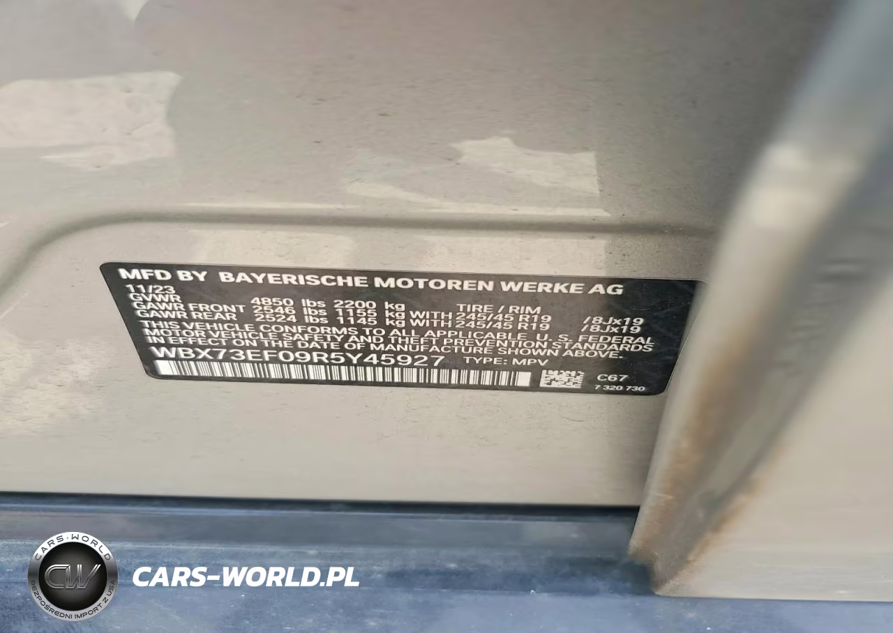 2024 BMW X1 xDrive28I VIN:WBX73EF09R5Y45927 - 13
