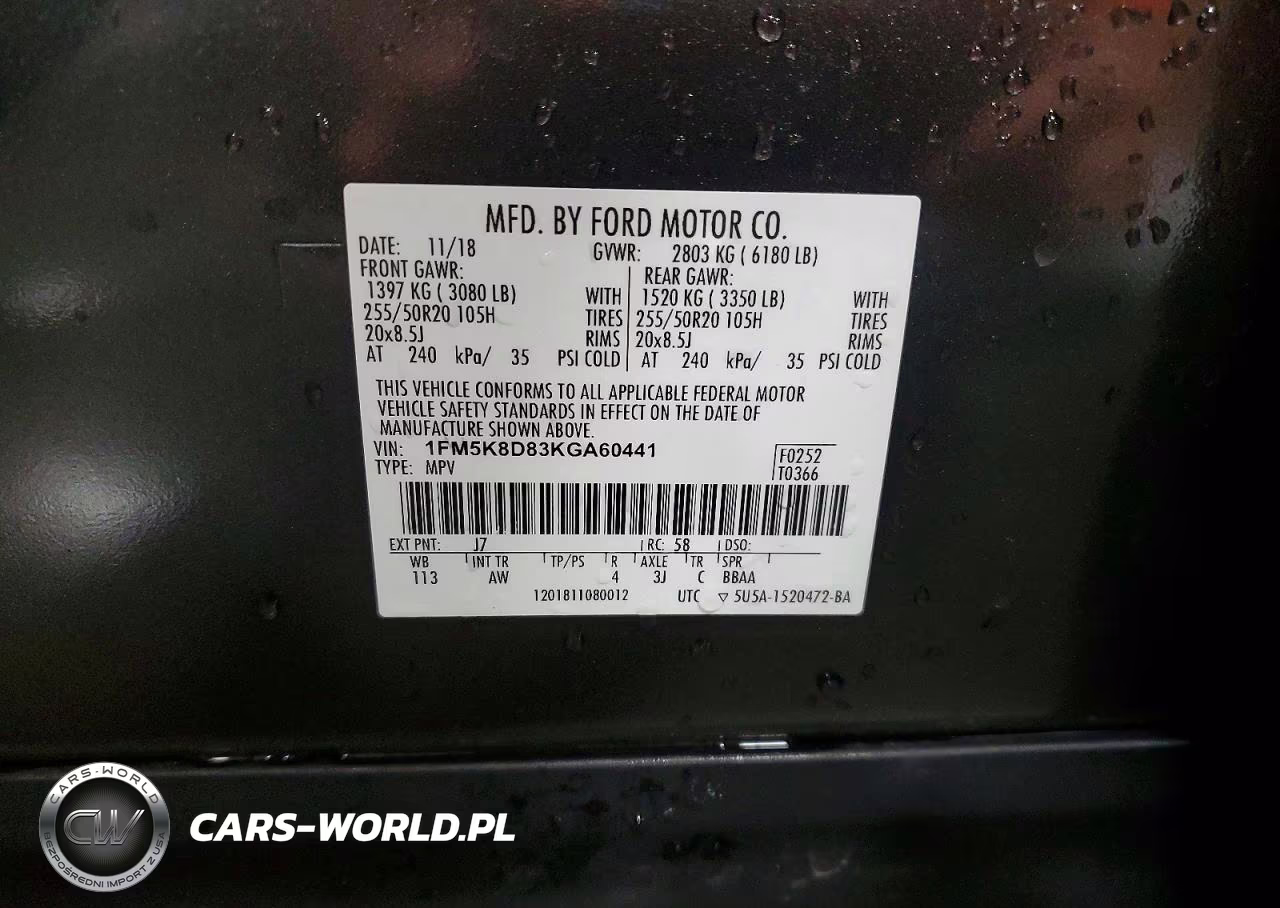 2019 Ford Explorer Xlt VIN:1FM5K8D83KGA60441 - 13
