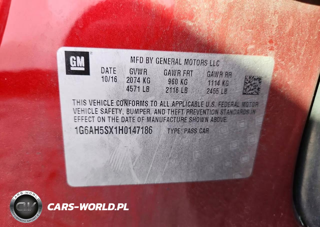 2017 Cadillac Ats Luxury VIN:1G6AH5SX1H0147186 - 12
