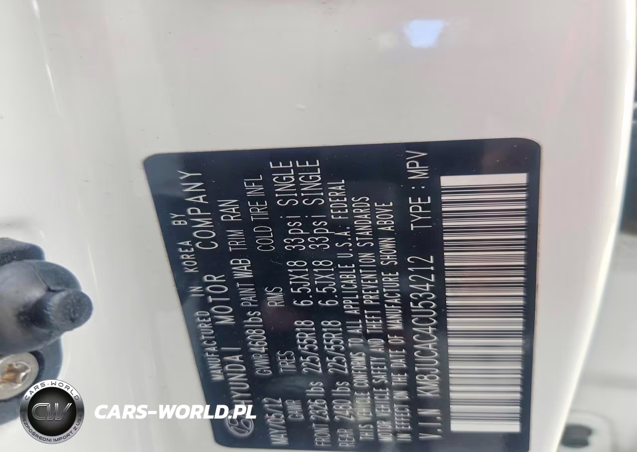2012 Hyundai Tucson Limited VIN:KM8JUCAC4CU534212 - 12