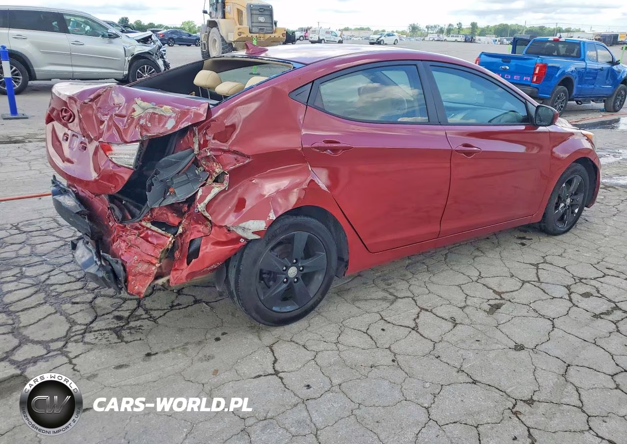2012 HYUNDAI ELANTRA GL GLS VIN:KMHDH4AEXCU414939 - 3