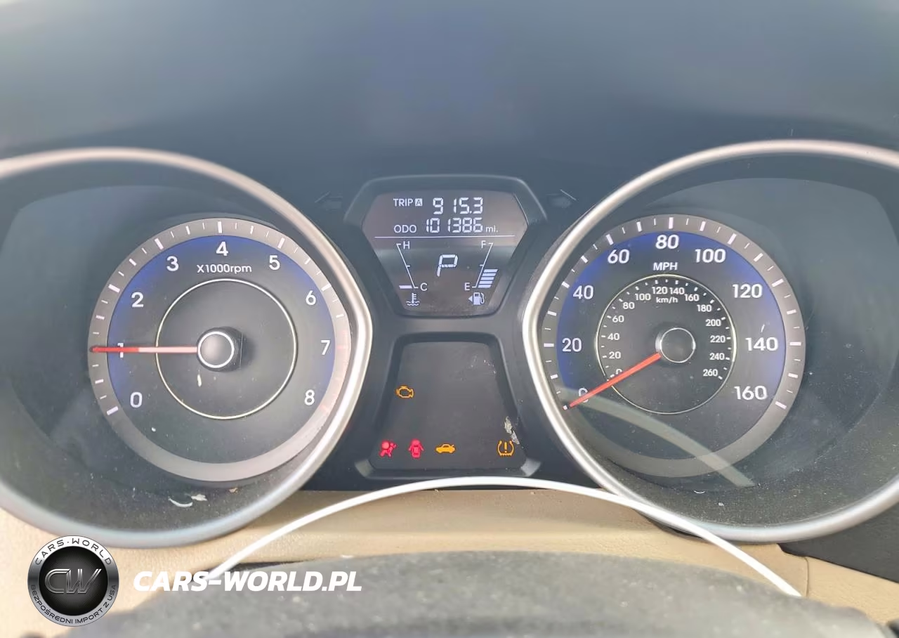 2012 HYUNDAI ELANTRA GL GLS VIN:KMHDH4AEXCU414939 - 9