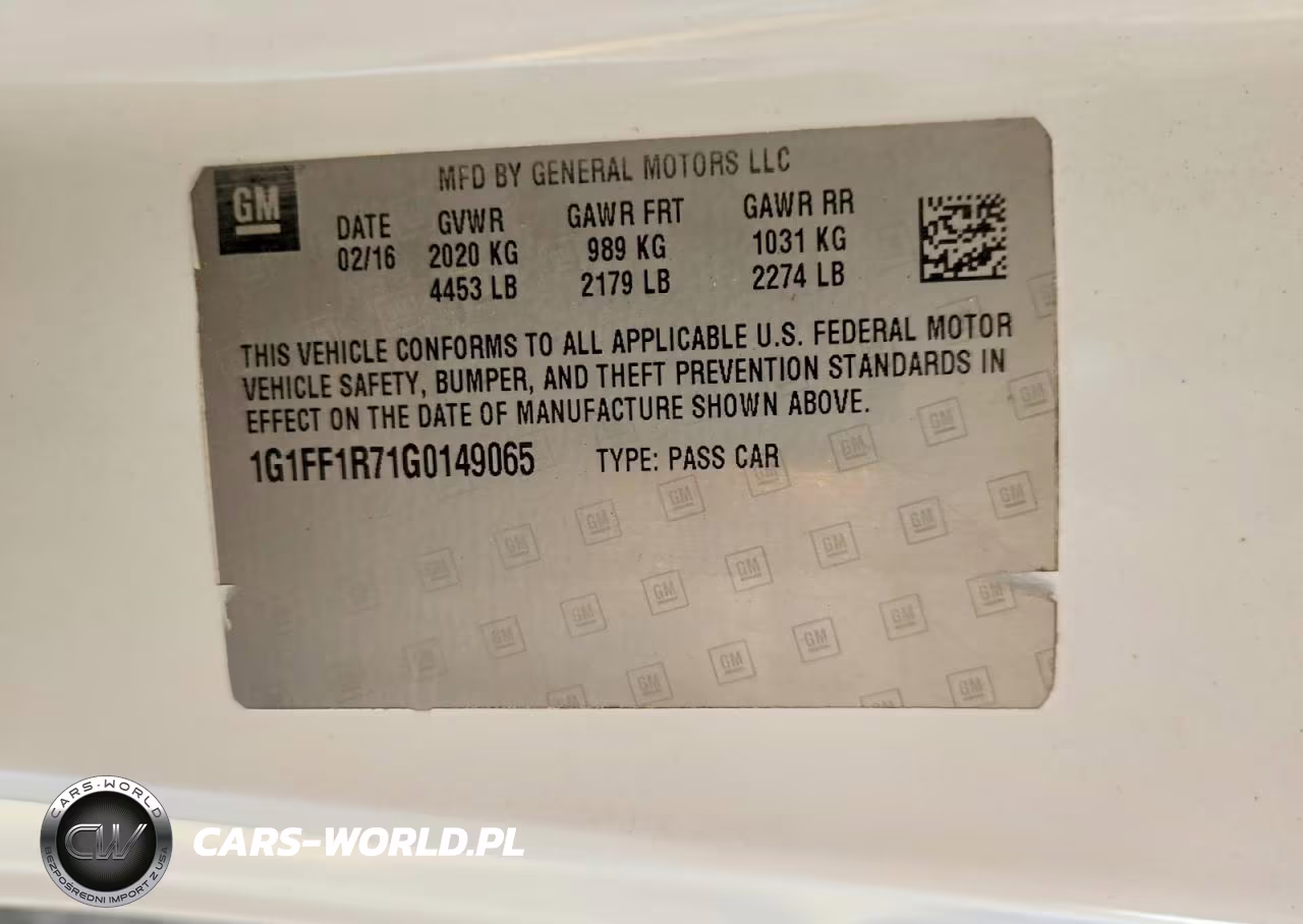 2016 Chevrolet Camaro Ss VIN:1G1FF1R71G0149065 - 13