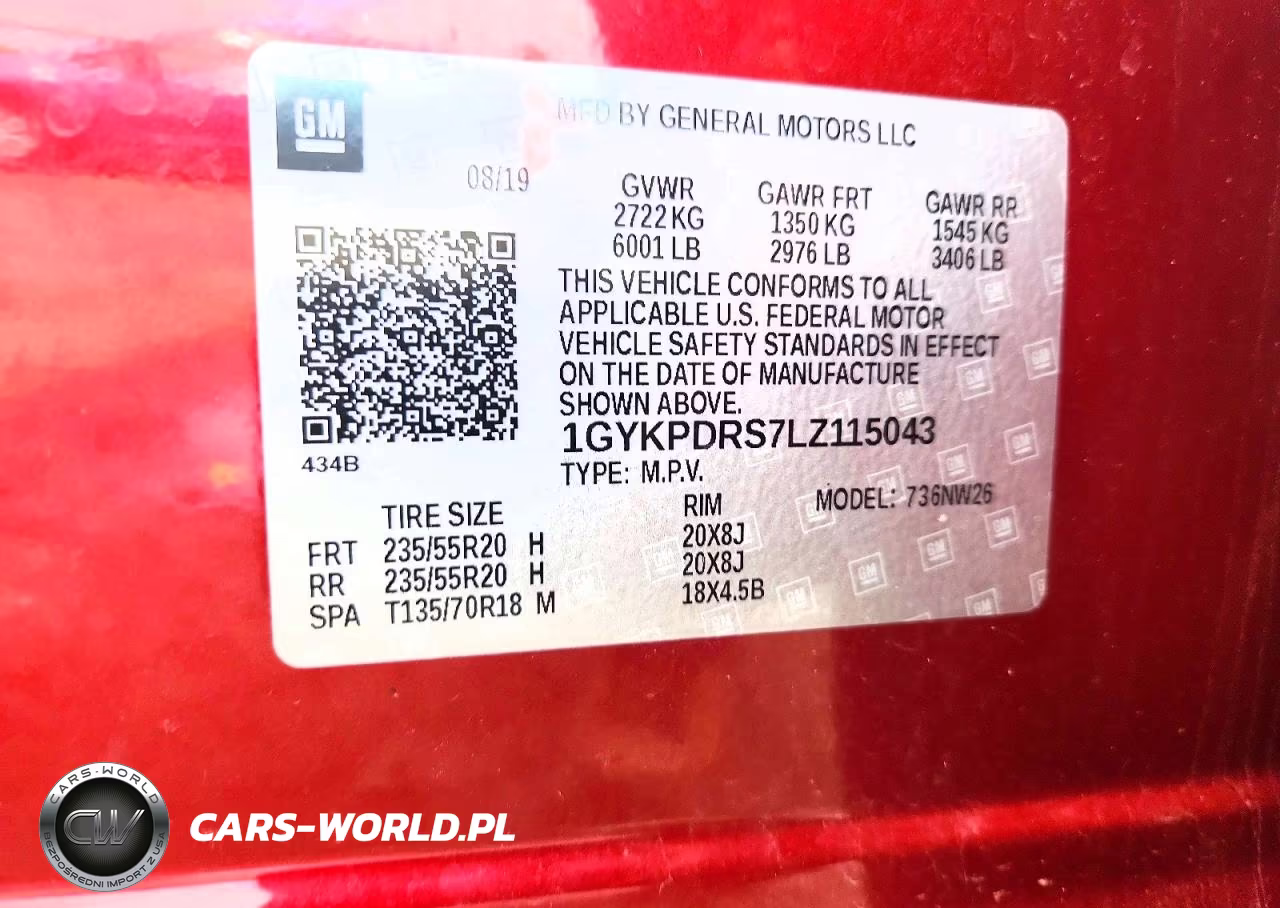 2020 Cadillac Xt6 Premium Luxury VIN:1GYKPDRS7LZ115043 - 13