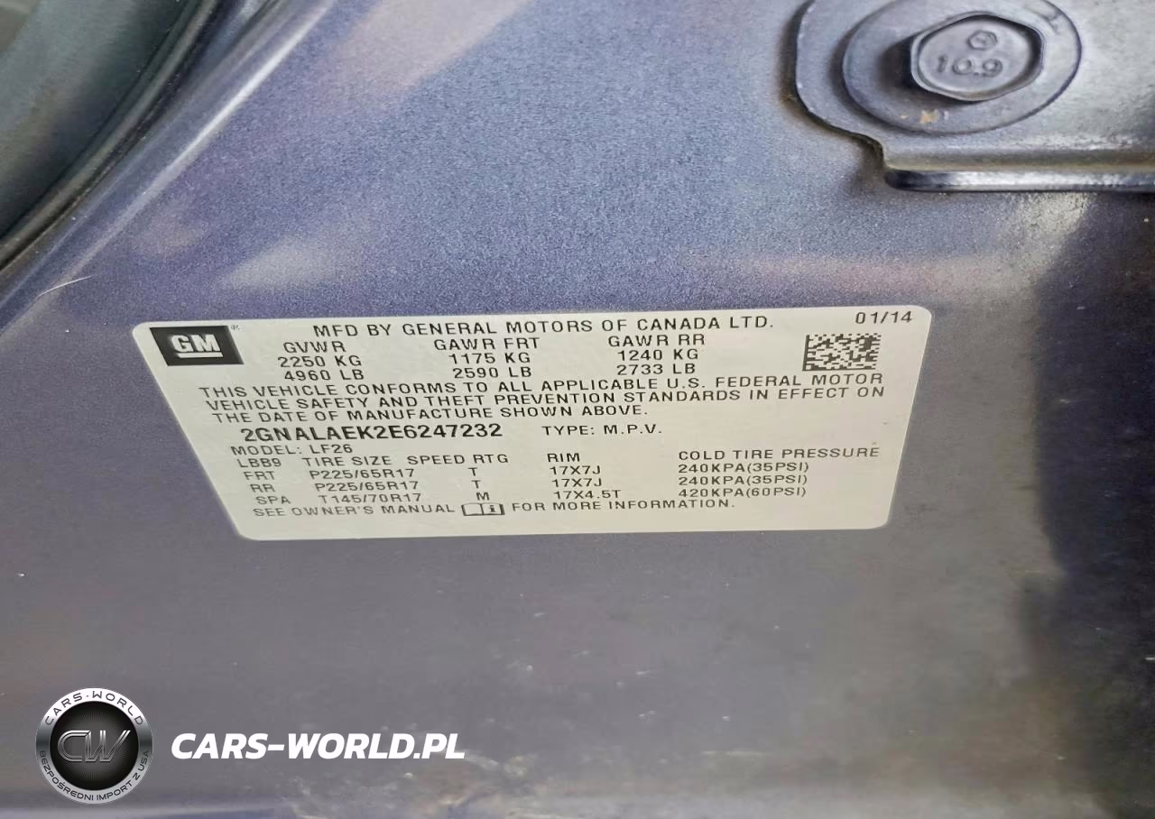 2014 Chevrolet Equinox Ls VIN:2GNALAEK2E6247232 - 12