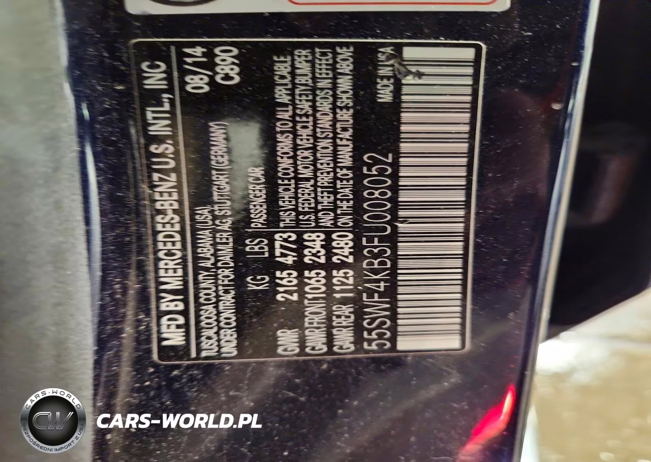 2015 Mercedes-Benz C 300 4Matic VIN:55SWF4KB3FU008052 - 12