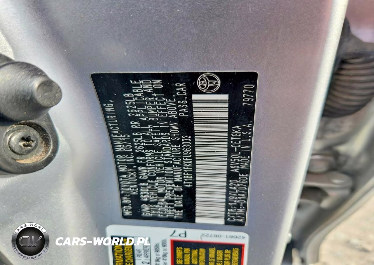 2015 Toyota Camry Xle VIN:4T1BF1FK0FU963032 - 12