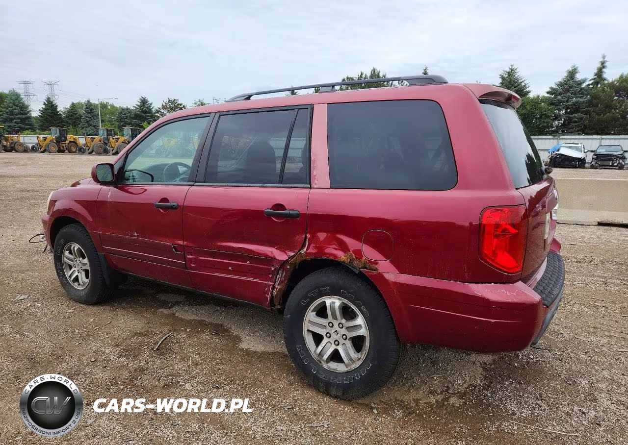 2003 Honda Pilot Ex VIN:2HKYF18463H536523 - 2