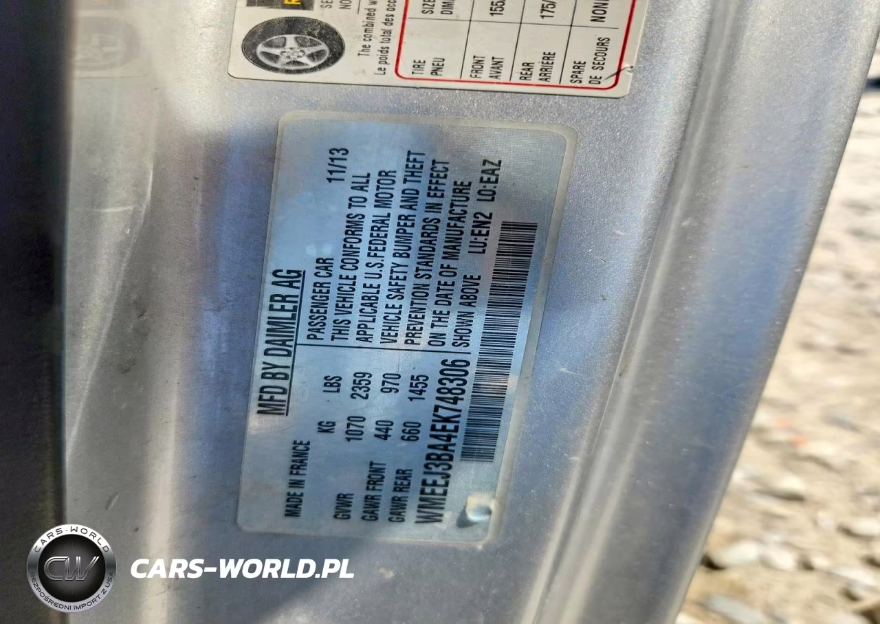 2014 Smart Fortwo Pure VIN:WMEEJ3BA4EK748306 - 13