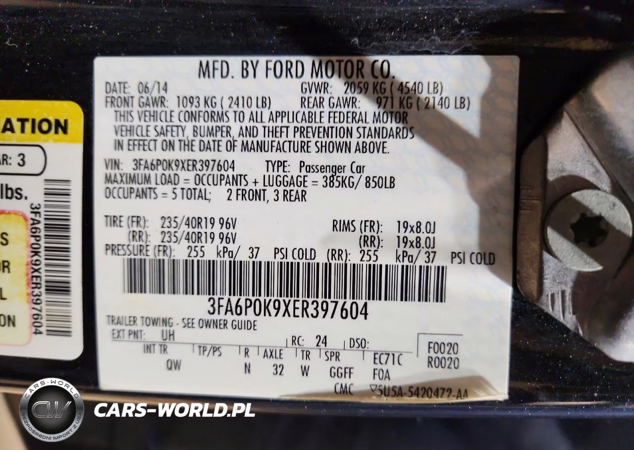 2014 Ford Fusion Titanium VIN:3FA6P0K9XER397604 - 12