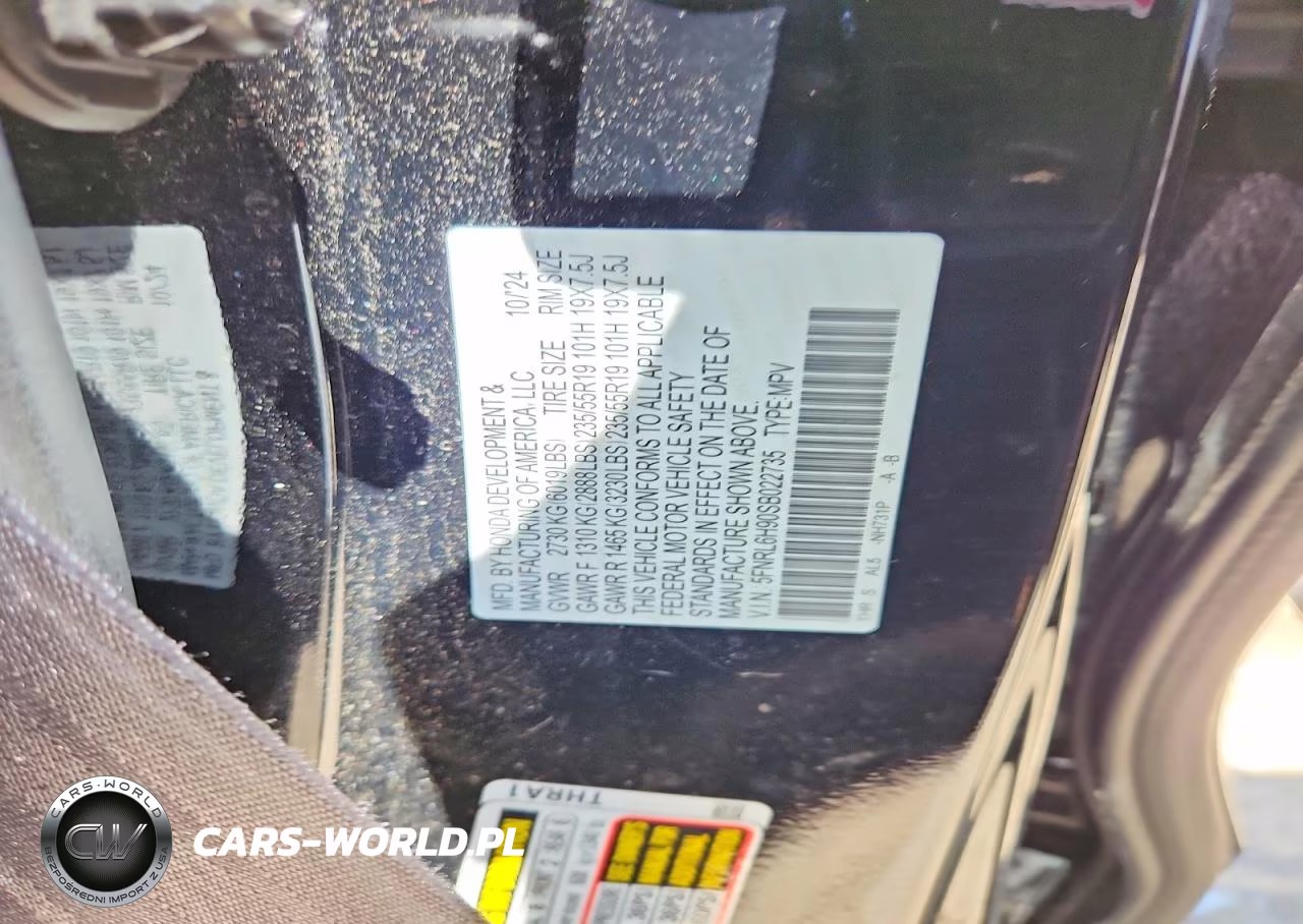 2025 Honda Odyssey Elite VIN:5FNRL6H90SB022735 - 13