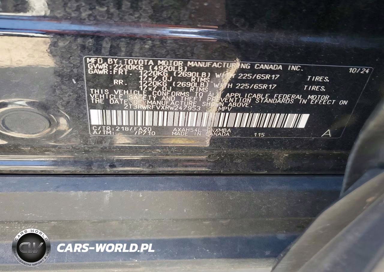 2024 Toyota Rav4 Hybrid Xle VIN:2T3RWRFVXRW247953 - 14