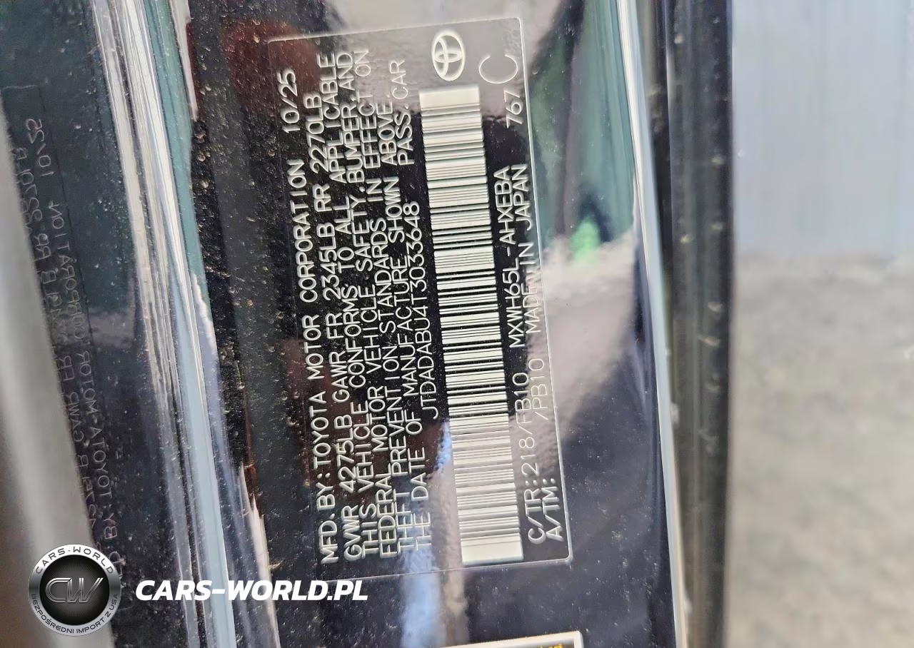 2026 Toyota Prius Le VIN:JTDADABU4T3033648 - 12