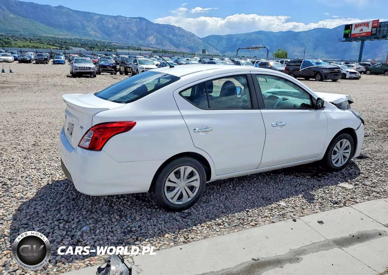2019 Nissan Versa Sv VIN:3N1CN7AP8KL852592 - 3