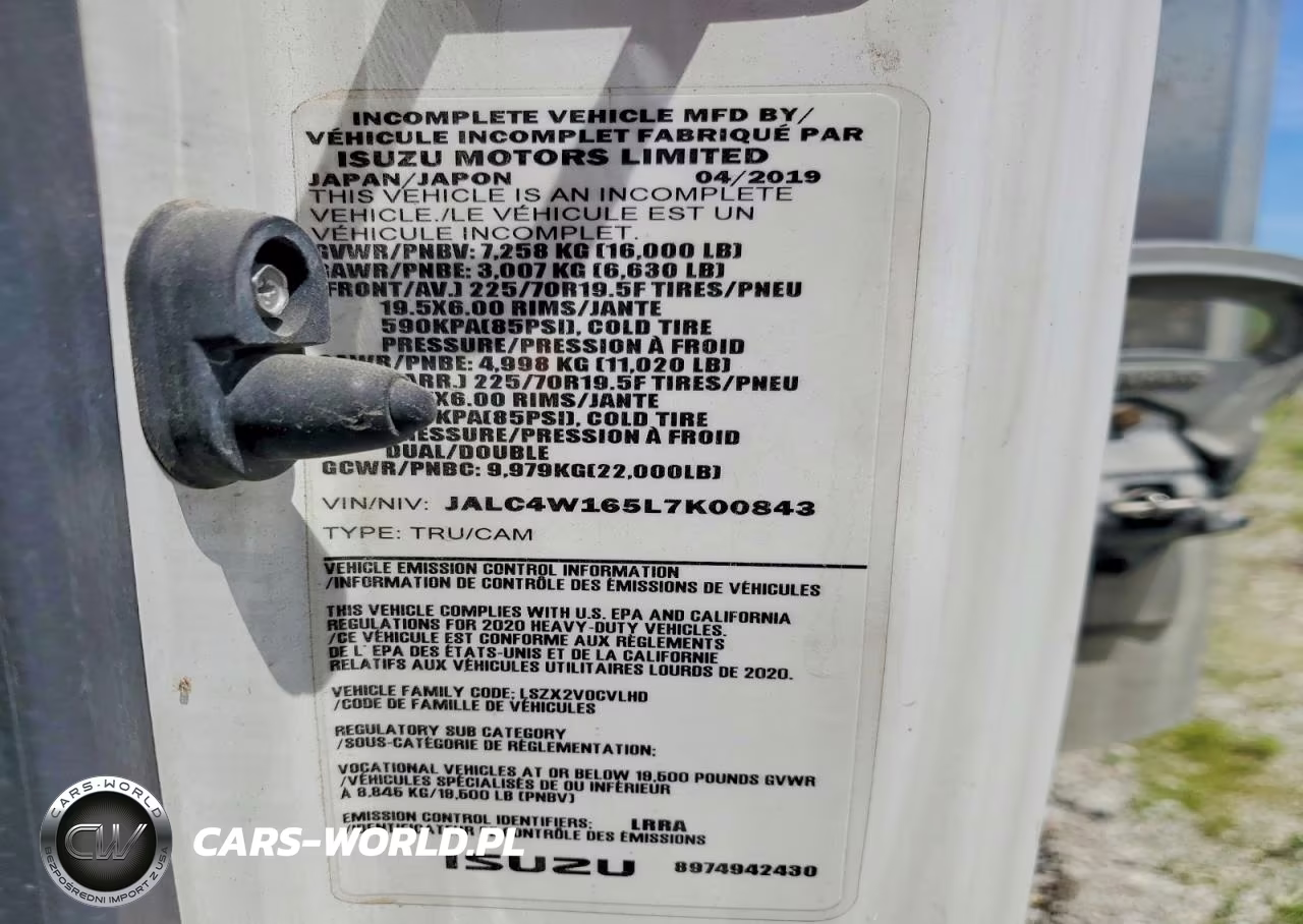 2020 Isuzu Npr Xd Refrigerated Box Truck VIN:JALC4W165L7K00843 - 12