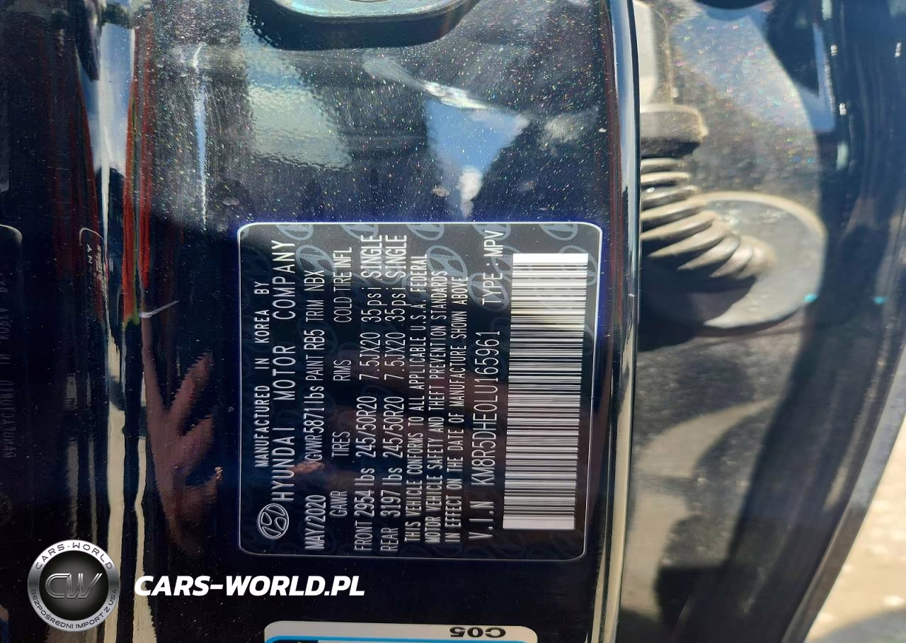 2020 Hyundai Palisade Limited VIN:KM8R5DHE0LU165961 - 13