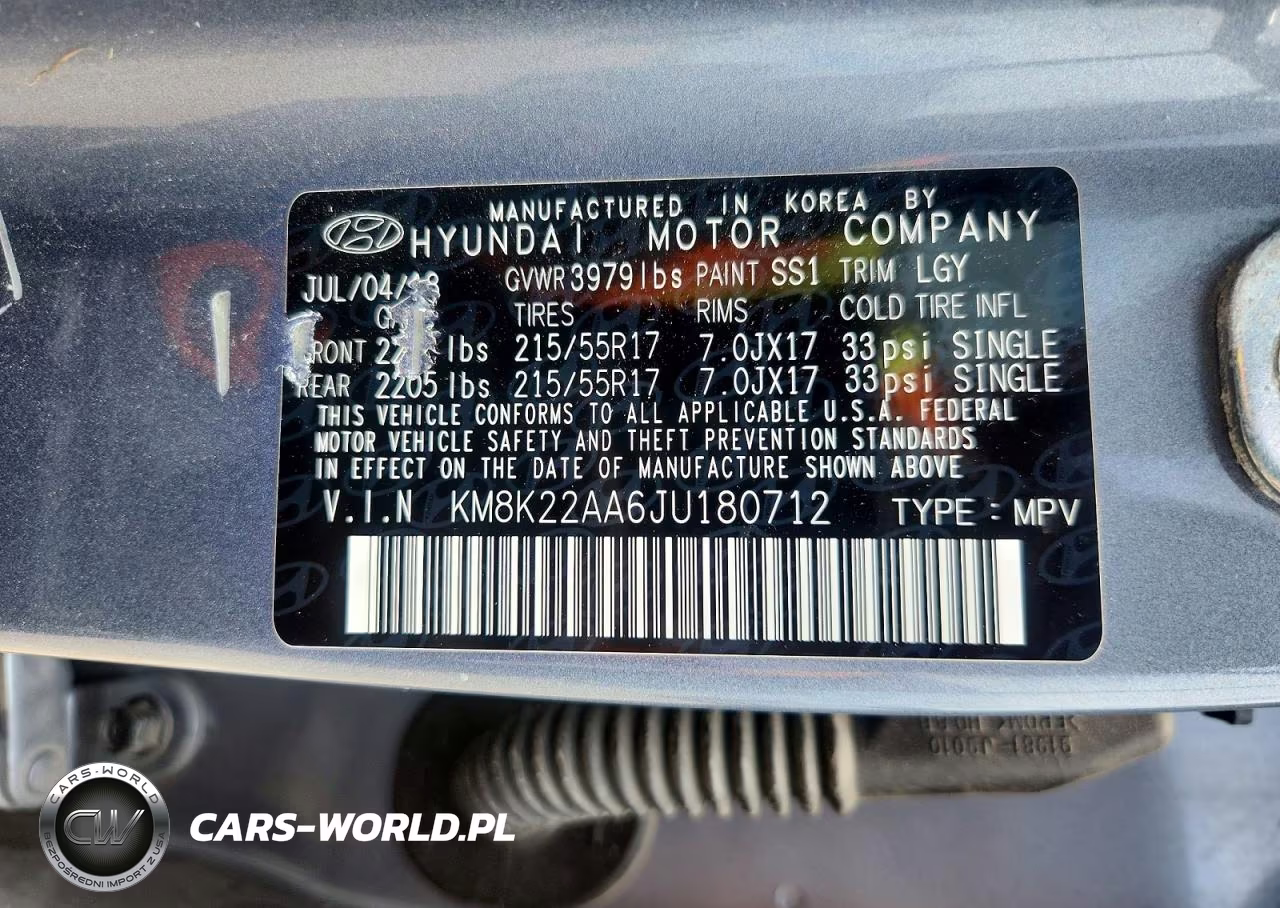 2018 Hyundai Kona Sel VIN:KM8K22AA6JU180712 - 13