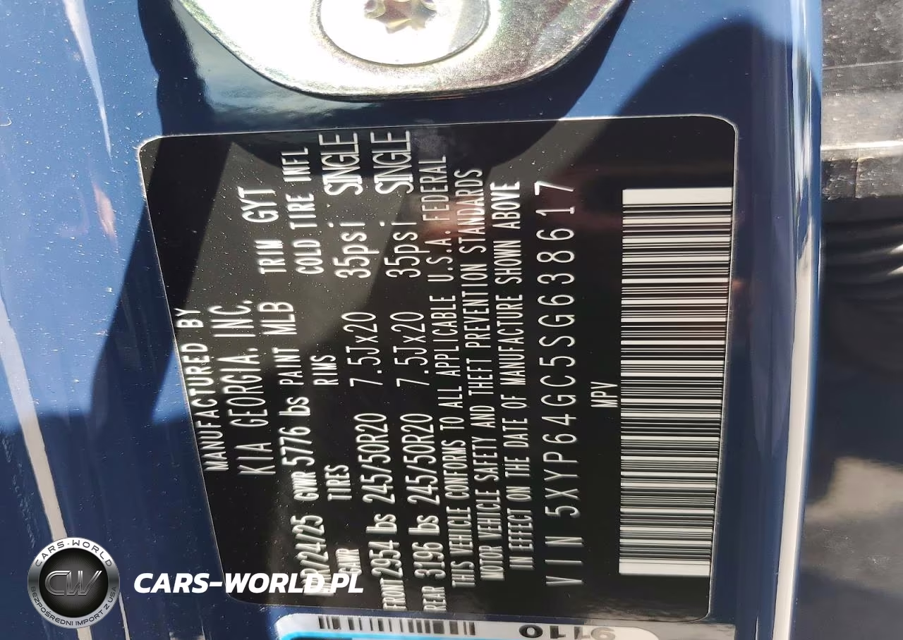 2025 Kia Telluride S VIN:5XYP64GC5SG638617 - 13
