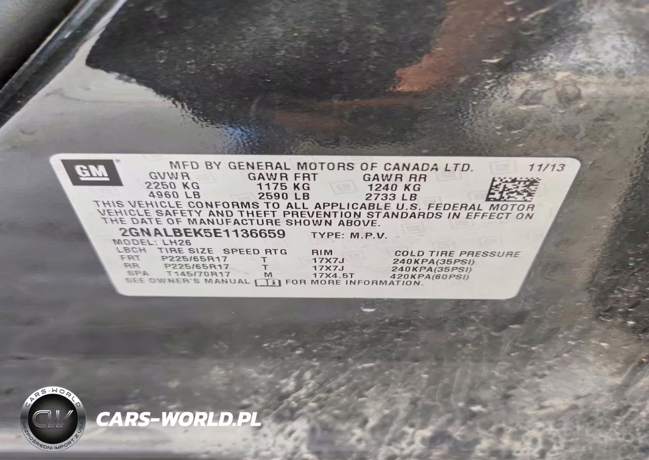2014 Chevrolet Equinox Lt VIN:2GNALBEK5E1136659 - 13
