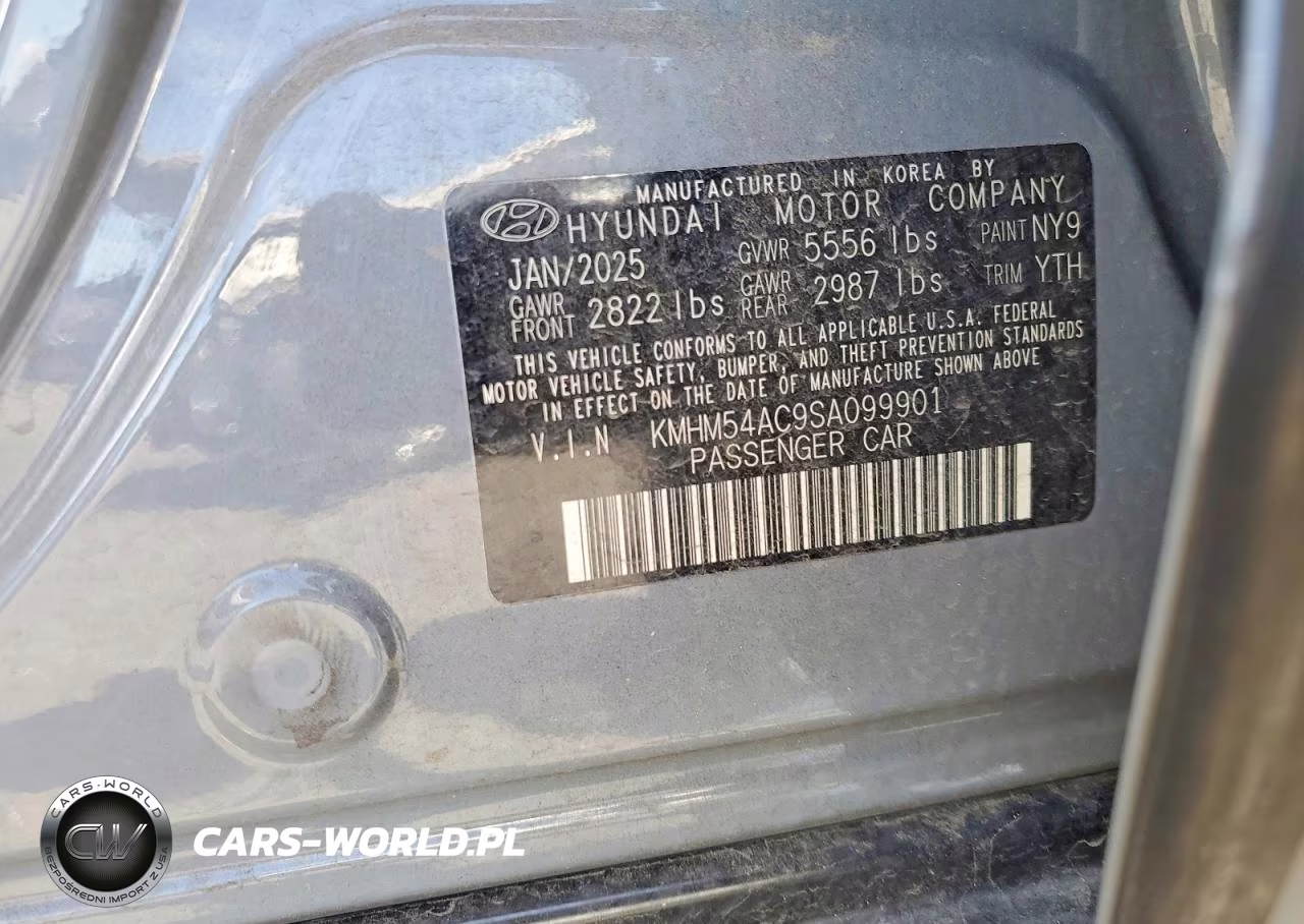 2025 Hyundai Ioniq 6 Limited VIN:KMHM54AC9SA099901 - 13