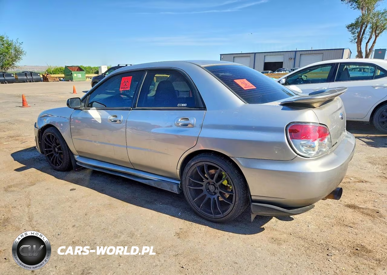 2006 Subaru Impreza Wrx VIN:JF1GD79626H522812 - 2