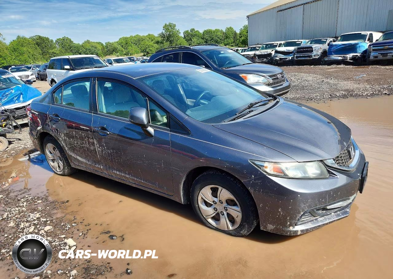 2013 Honda Civic Lx VIN:19XFB2F50DE223378 - 4