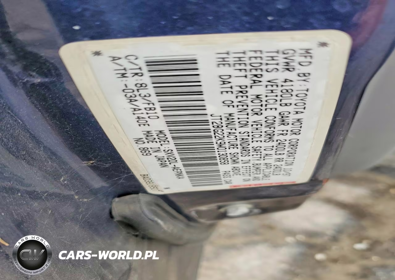 1998 Toyota Camry Le VIN:JT2BG22K9W0130858 - 12