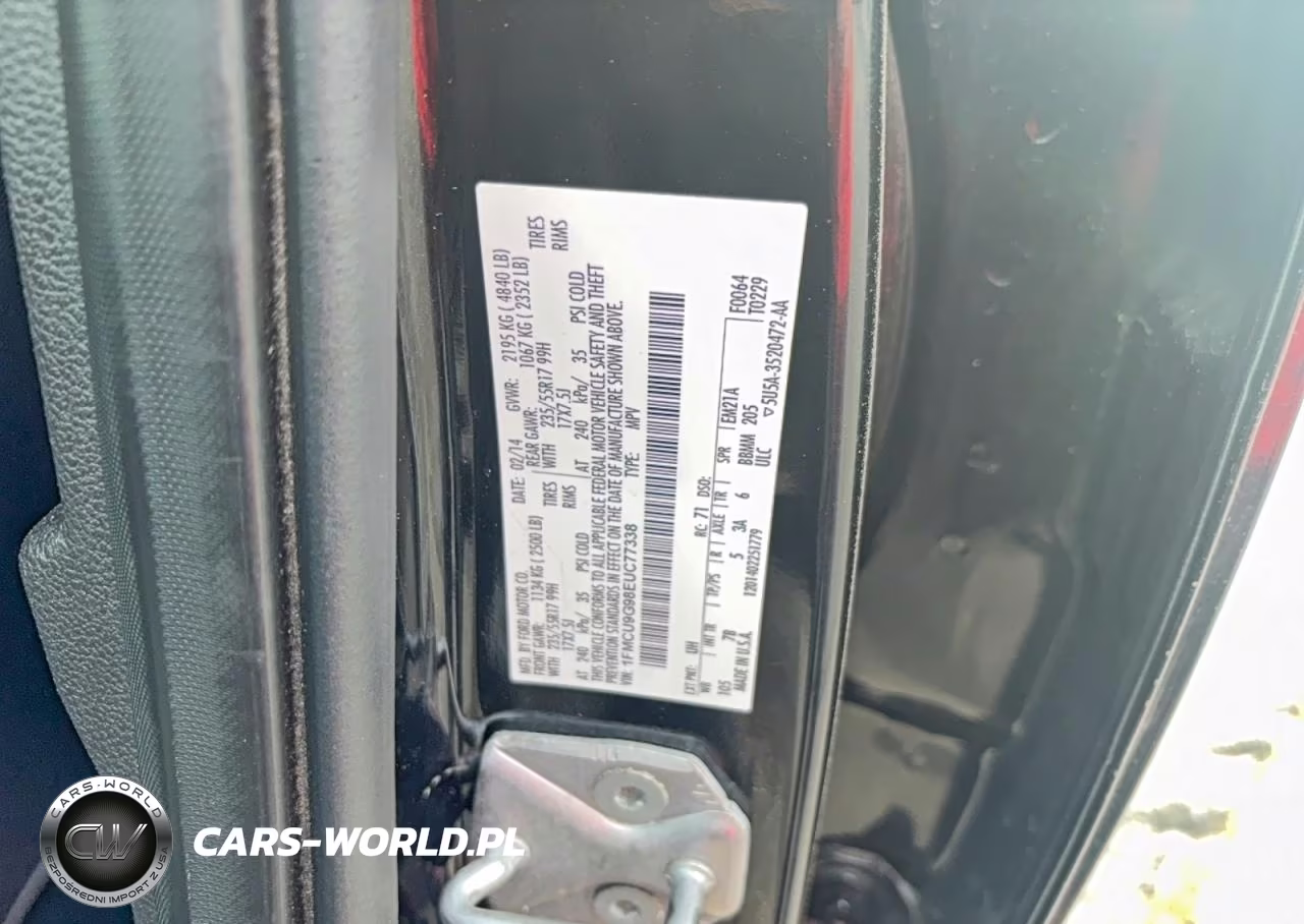 2014 Ford Escape Se VIN:1FMCU9G98EUC77338 - 10