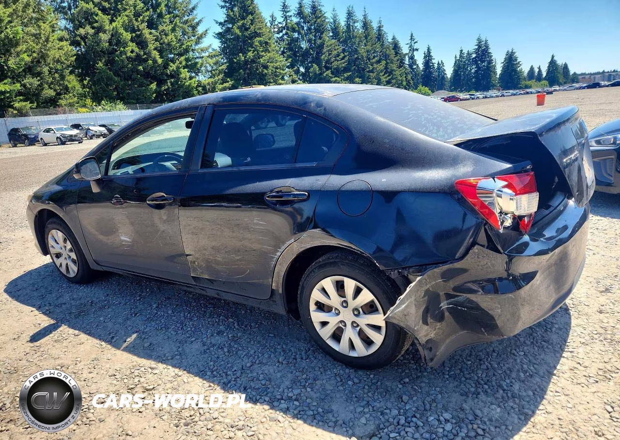 2012 Honda Civc VIN:2HGFB2F56CH595148 - 2