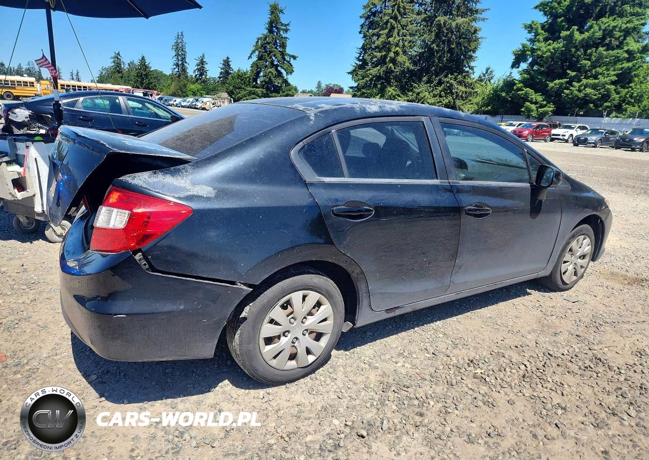 2012 Honda Civc VIN:2HGFB2F56CH595148 - 3