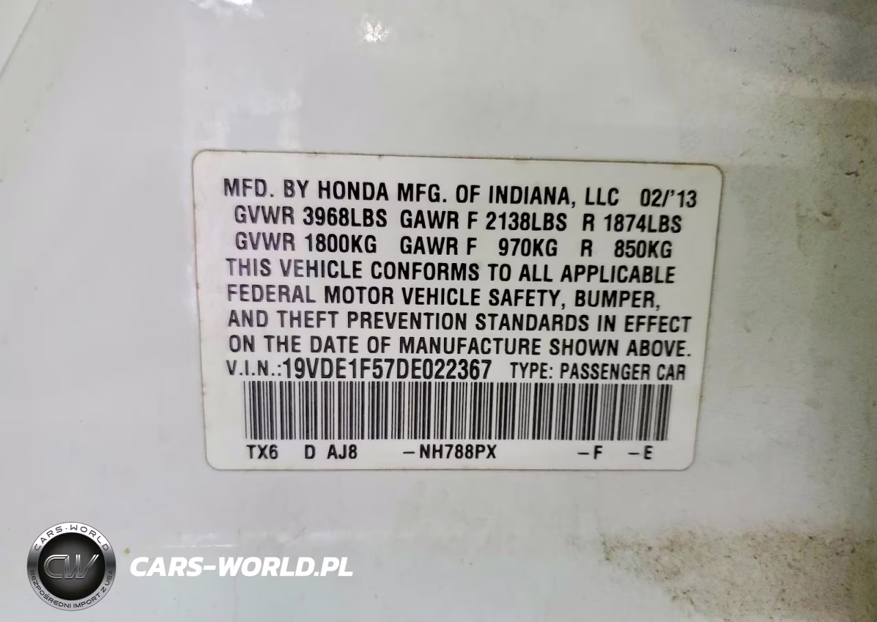 2013 Acura Ilx 20 Premium VIN:19VDE1F57DE022367 - 12