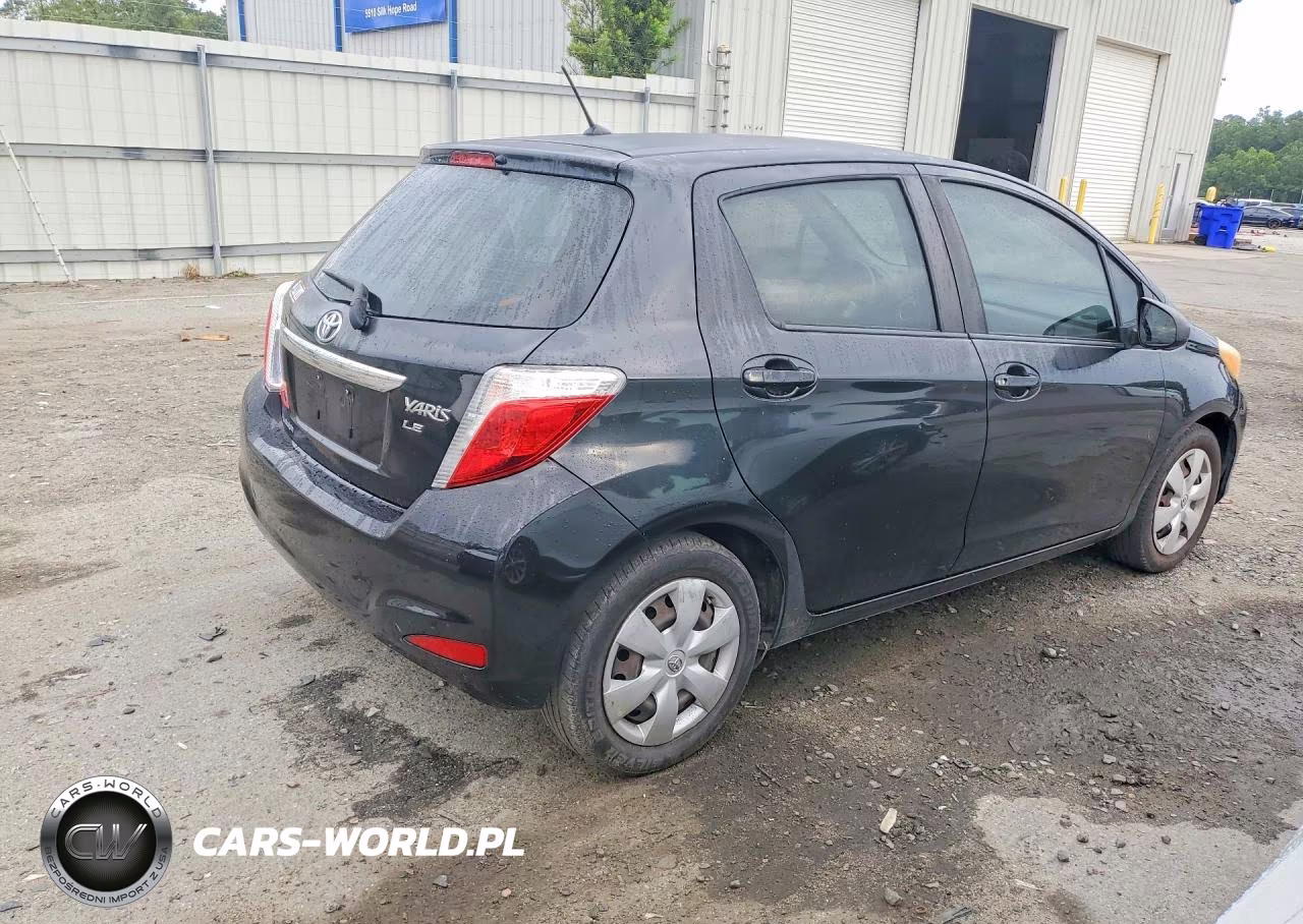 2012 Toyota Yaris 5-Door Le VIN:JTDKTUD39CD522960 - 3