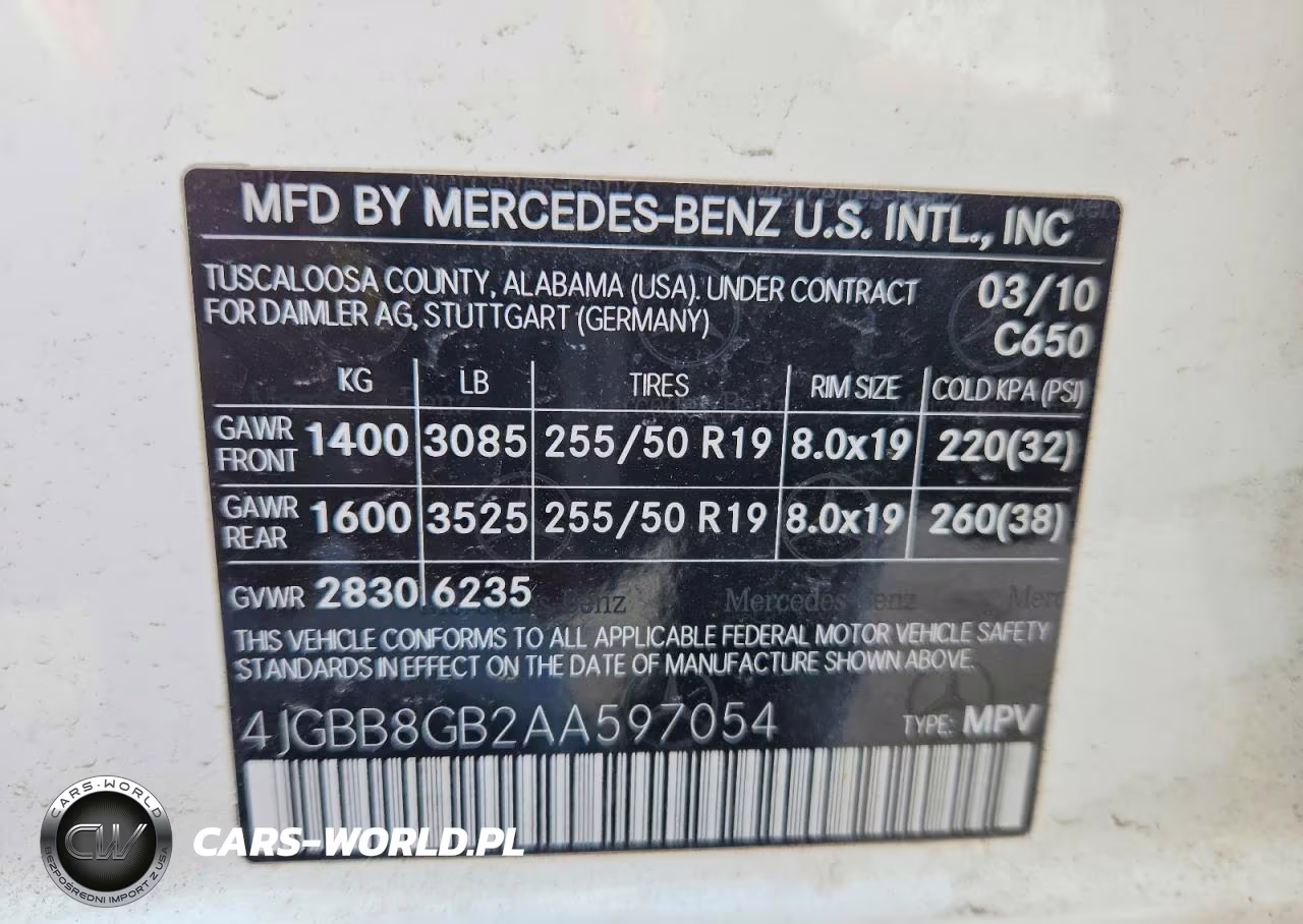2010 Mercedes-Benz Ml 350 4Matic VIN:4JGBB8GB2AA597054 - 12