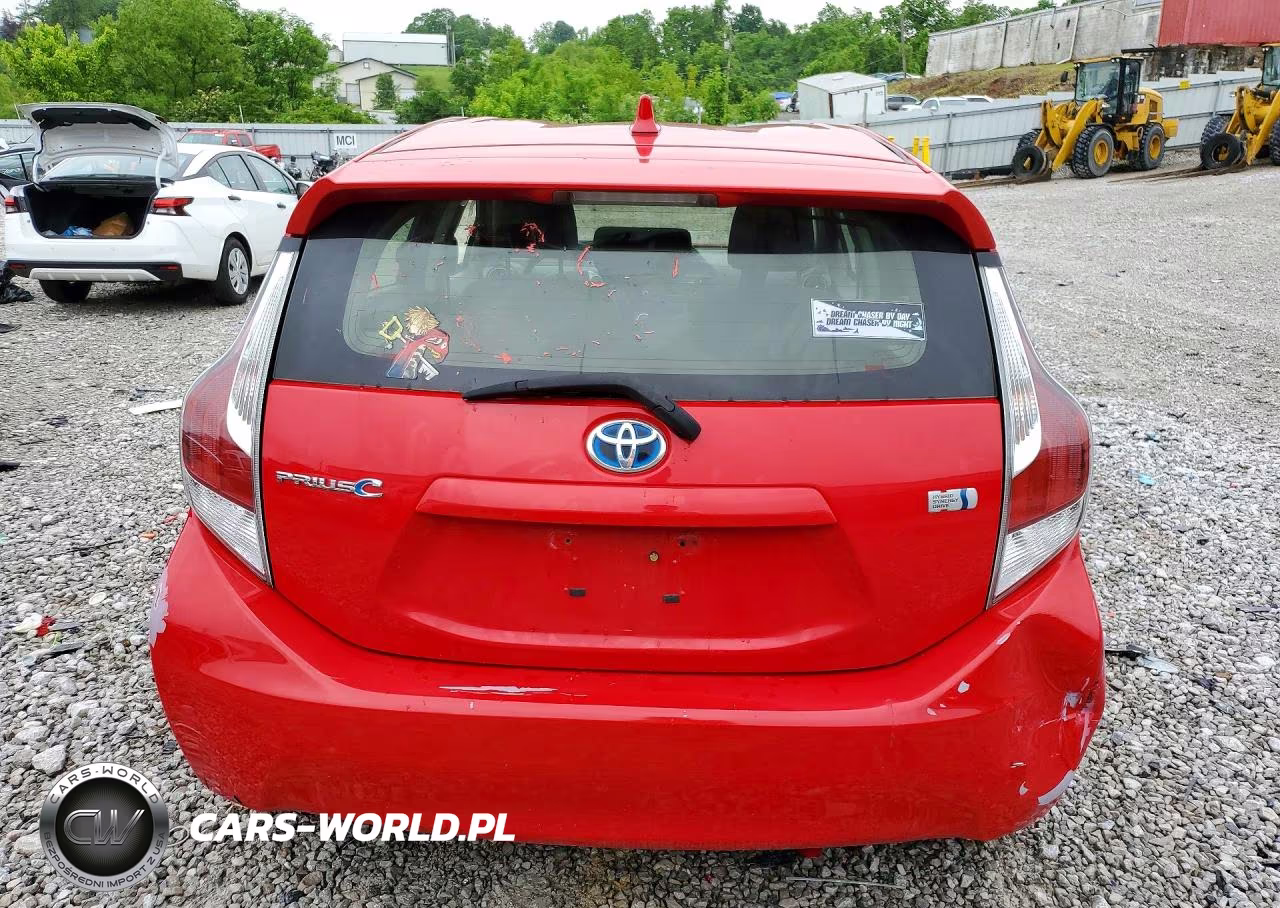 2016 Toyota Prius C Two VIN:JTDKDTB36G1119990 - 6