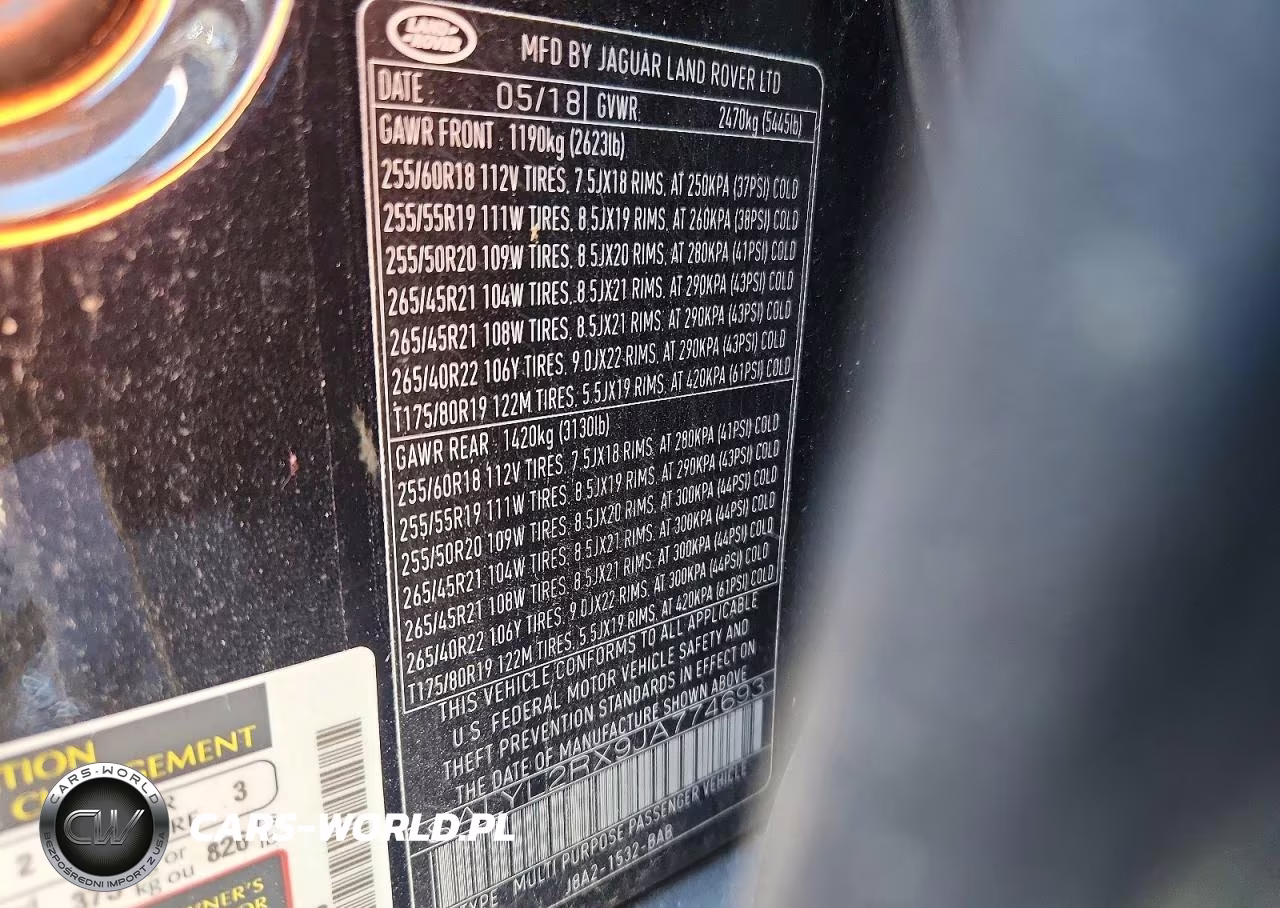 2018 Land Rover Range Rover Velar R-Dynamic Se VIN:SALYL2RX9JA774693 - 14