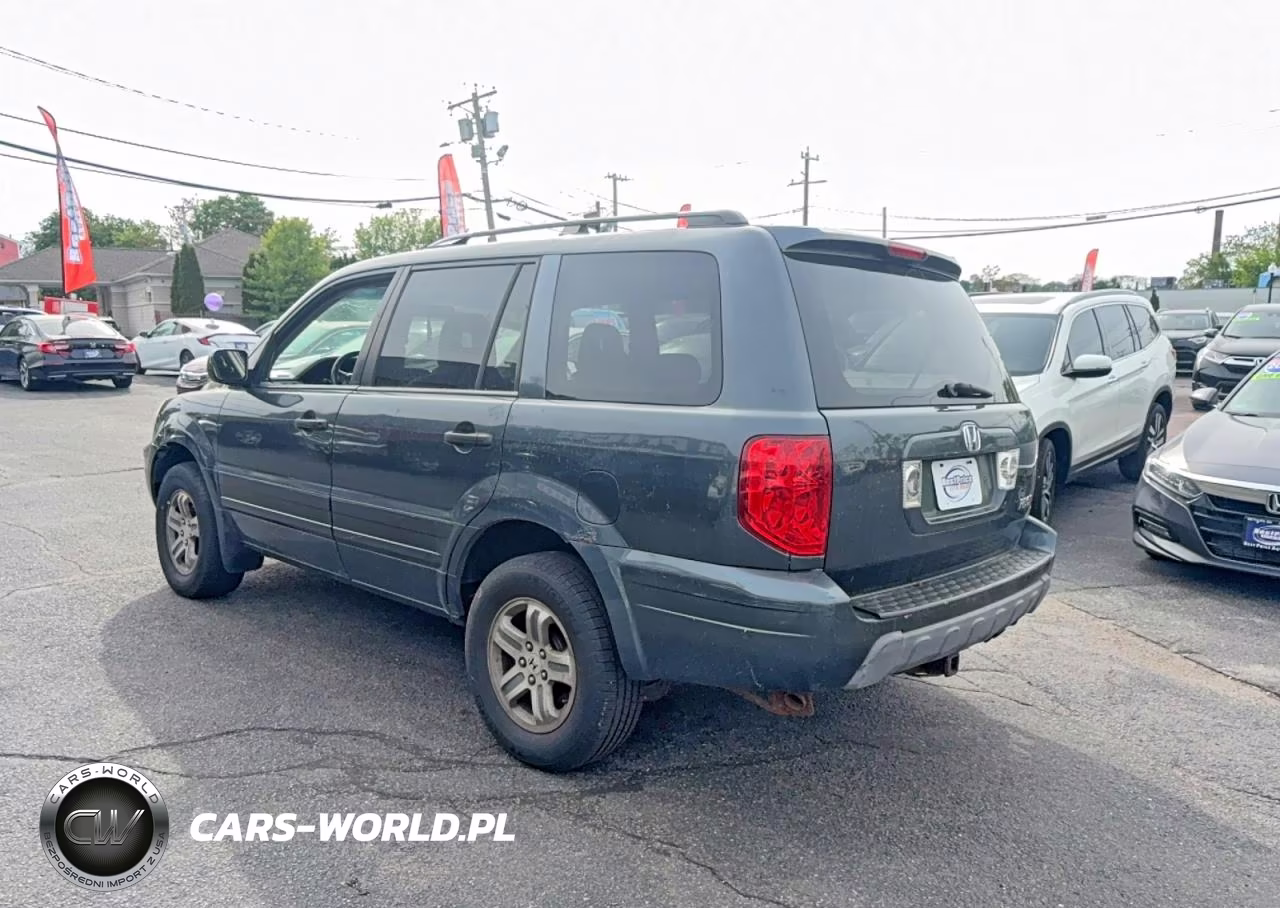 2004 Honda Pilot Exl VIN:2HKYF18684H514624 - 3