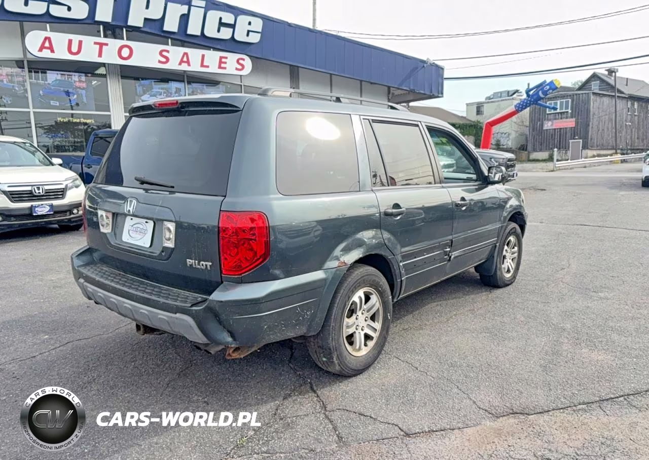 2004 Honda Pilot Exl VIN:2HKYF18684H514624 - 4