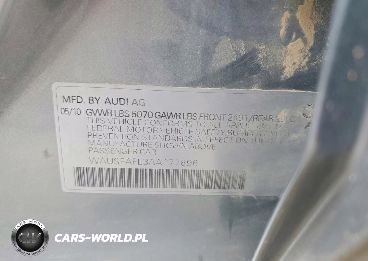 2010 Audi A4 Premium VIN:WAUSFAFL3AA177696 - 12