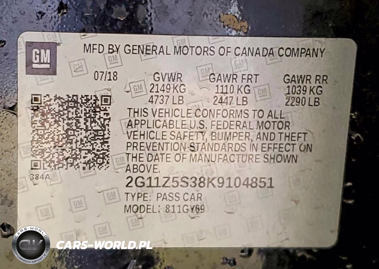 2019 Chevrolet Impala Lt VIN:2G11Z5S38K9104851 - 13