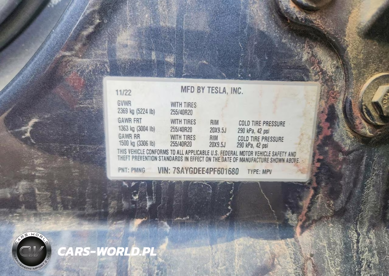 2023 Tesla Model Y VIN:7SAYGDEE4PF601680 - 12