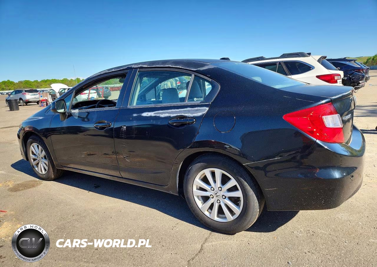 2012 Honda Civic Exl VIN:2HGFB2F96CH541089 - 2
