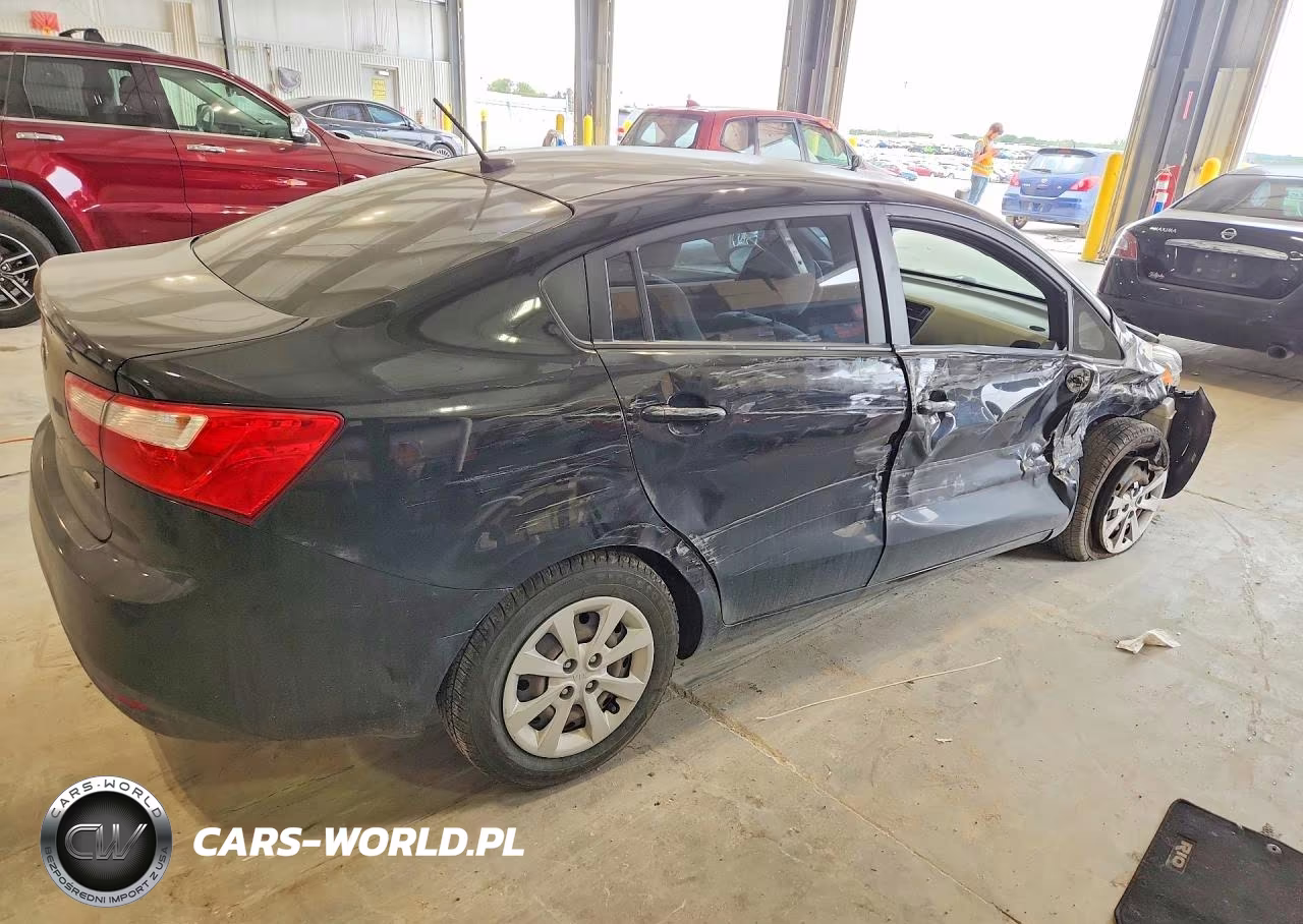 2013 Kia Rio Lx VIN:KNADM4A39D6216869 - 3