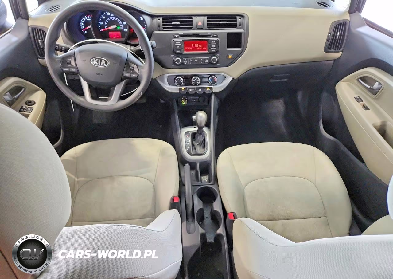 2013 Kia Rio Lx VIN:KNADM4A39D6216869 - 8