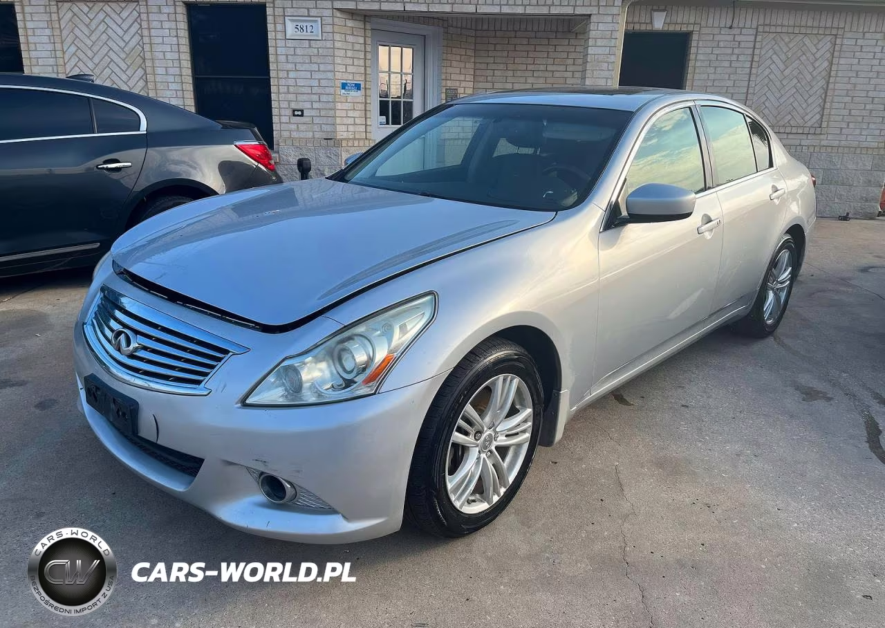2012 Infiniti G25X VIN:JN1DV6AR0CM730963 - 2